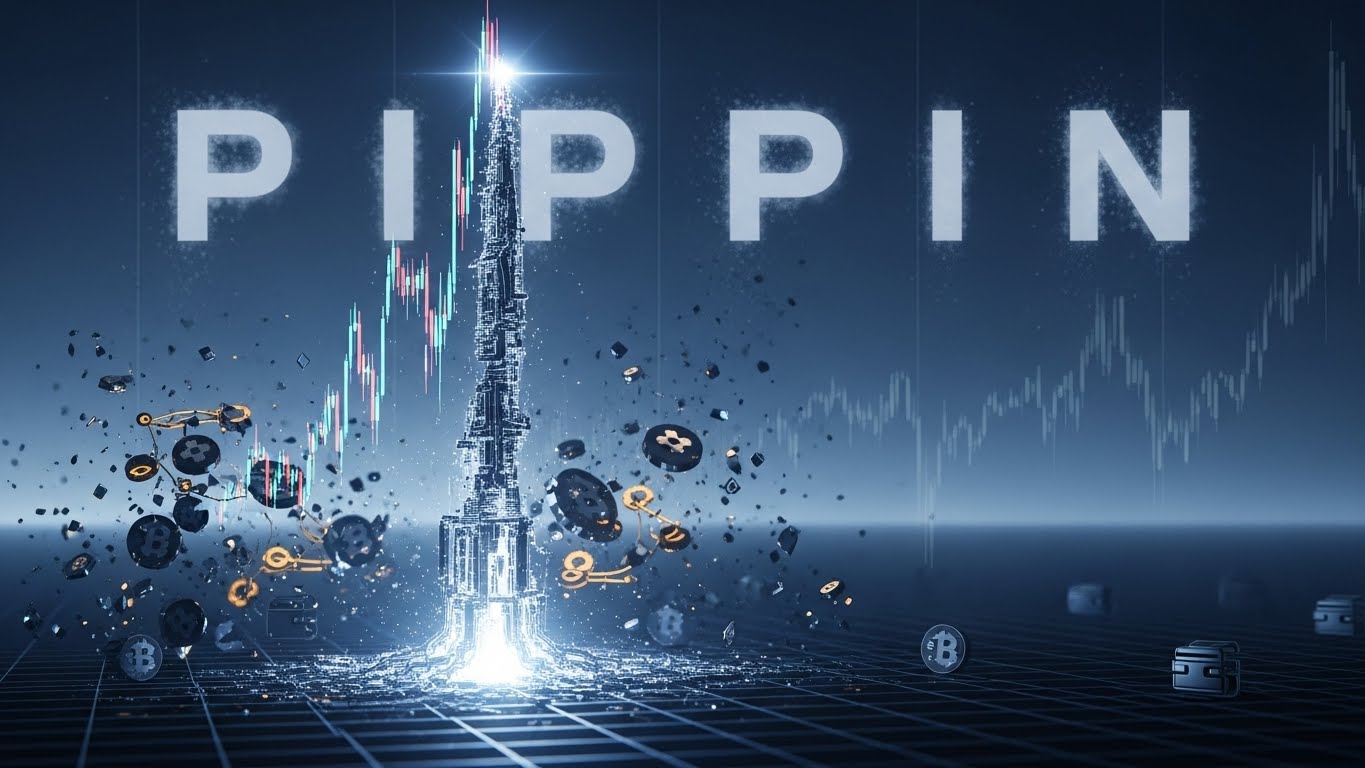 意図的に操作された価格上昇を示すPIPPINのチャート画像