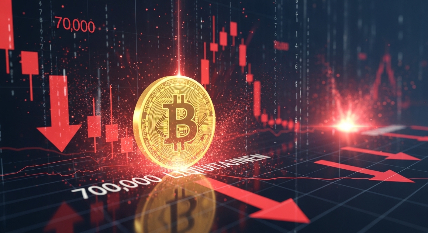 ビットコイン急落、7万ドル割れ｜クジラによる価格操作が背景に？