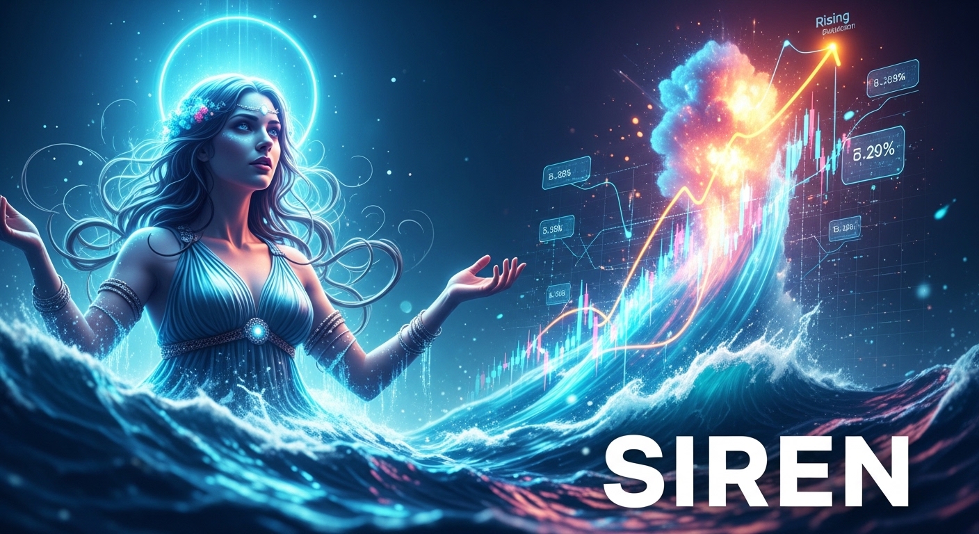海面から突如浮上した女神SIRENと爆発的に上昇するチャート