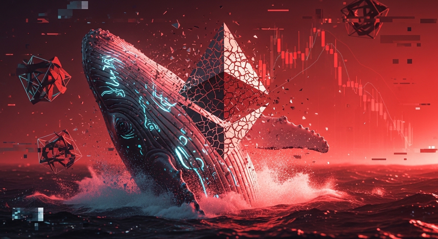 クジラによる大規模売却により崩壊するETH種異常