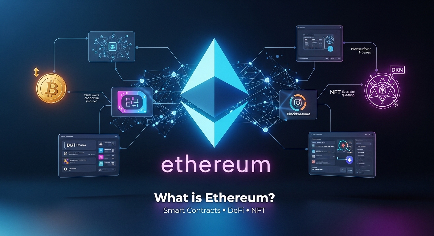 イーサリアムという仮想通貨プロジェクトの4つの特徴を可視化