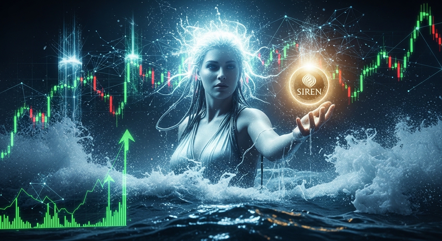 ギリシャ神話の女神が仮想通貨SIRENを持ち上げる