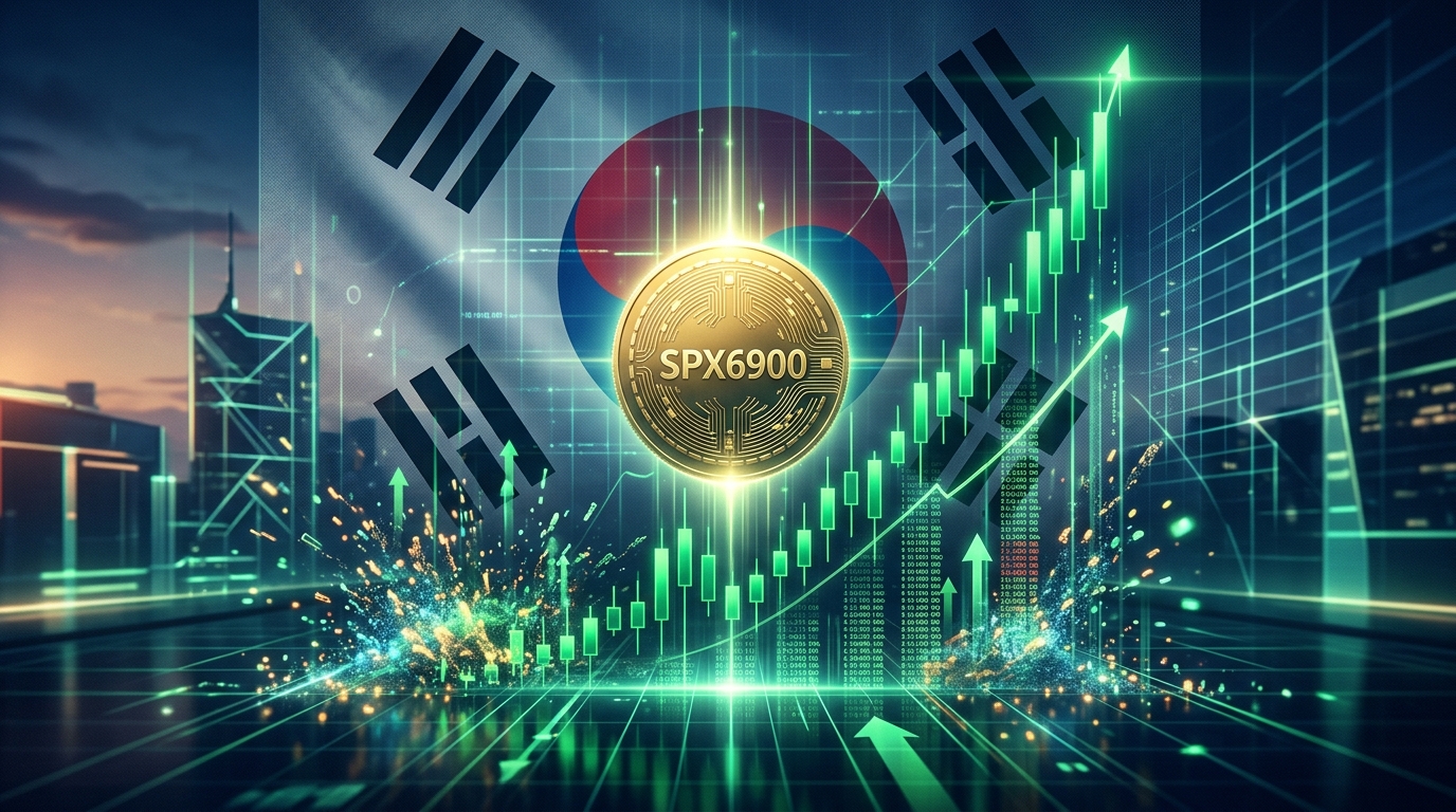 韓国大手取引所に上場し、20％超の急騰を示すSPX6900